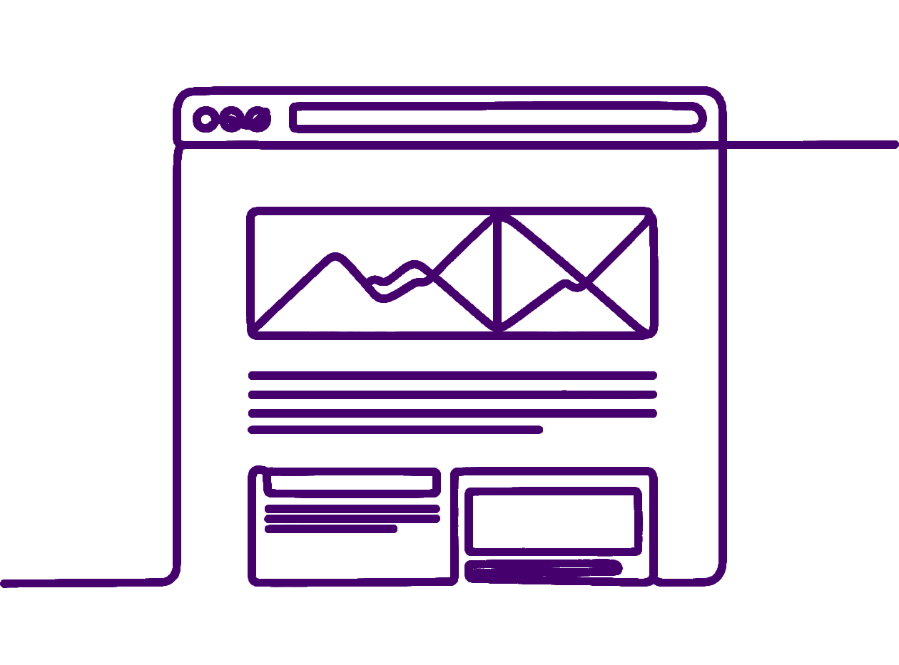 Platypus line art illustration